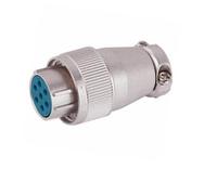 CONNETTORE CIRCOLARE JAE PRESA 7poli Mont. su cavo contatti FEMMINA SRCN6A16-7S