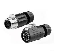 Connettore circolare per l'uso in gateway IoT industriali, interfacce PLC e moduli I/O distribuiti che richiedono protezione IP68 (3 pin)