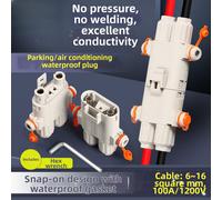 Connettore climatizzatore auto impermeabile 100A con struttura in rame