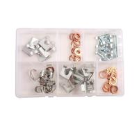 Connettore Clip Per Tubo Freni Assortite 15 - 28Mm 80Pc 34157