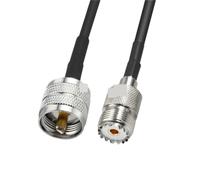 Connettore coassiale, Cavo RG58 Da 2 Pezzi UHF SO239 Jack Femmina A Connettore Mini Maschio