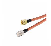 Connettore coassiale UHF maschio SO239 UHF femmina a spina maschio SMA, adattatore for cavo a doppia schermatura RG400(SMA M to UHF F,30CM)