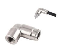 Connettore con blocco scorrevole ad attacco rapido ad alta pressione da 3/8" per sistema di raffreddamento a nebbia di irrigazione da giardino con irrigatore filetta 2pcs 1/8 quick-connect elbow plug
