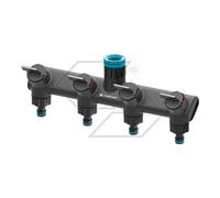 Connettore con quattro raccordi ergonomico pressione massima 6 Bar marca ERGO