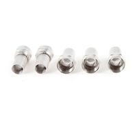 Connettore - connettore tipo F per cavo RG6/U, ideale per connessioni antenna e satellite, realizzato in metallo resistente per una trasmissione ottimale. * #*