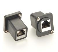 Connettore D-Series per montaggio a pannello RJ45 CAT6A Ethernet 10Gbps adattatore schermato RJ45 LAN Network femmina a femmina presa telaio passante