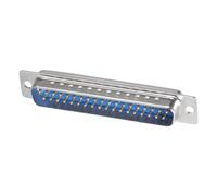 Connettore D-Sub maschio 37-pin 2- terminale porta tipo a saldare Blu 8pz