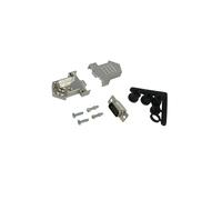 Connettore D45NT09-M-HDP15-W-K: D-Sub PIN: 15 maschio saldatura bianco E