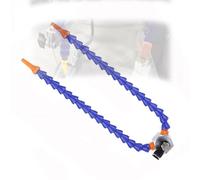 Connettore da 8 mm filettatura flessibile flessibile per tubo di liquido di raffreddamento ad acqua, tubo di raffreddamento a ugello ro Strong magnetic base, 2pcs x tube length 300mm 7mm round nozzle