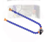Connettore da 8 mm filettatura flessibile flessibile per tubo di liquido di raffreddamento ad acqua, tubo di raffreddamento a ugel Strong magnetic base, 2pcs x tube length 300mm 28mm wide flat nozzle