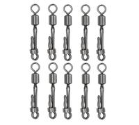 Connettore da pesca durevole Snap Quick Change Terminal Utile girella a rullo 10 pezzi/confezione. È bello e utile.