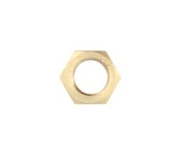 Connettore Dado In Ottone M10 X 1.5 X 17Mm Esagonale 10Pz 35415