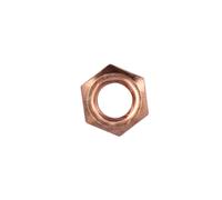 Connettore Dado Rame Placcato M10 X 1.5 X 14Mm Esagonale 10Pz 35413