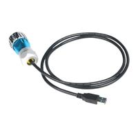 Connettore dati impermeabile USB3.0 con attacco a baionetta da 1/4, in metallo, con IP68, for montaggio a pannello USB con cavo da 0,5 m(Plug(1m) only)
