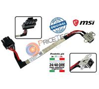 CONNETTORE DC ALIMENTAZIONE JACK CAVO per MSI Pulse GL66 11UE Series