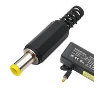 Connettore DC per laptop - Adattatore a perno da 6,0 mm, tappa della punta da 6,4 mm, martinetto di alimentazione di saldatura, pezzo di ricarica durevole, parte elettronica universale | Sostituzione