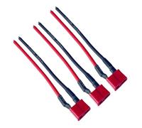 Connettore DEANS da 100 mm TP Coppia maschio e femmina con 3. 93 pollici di estensione da 14 pollici compatibili con dispositivi e pacchetti RC(3PCS T-Plug Female)