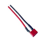 Connettore DEANS da 100 mm TP Coppia maschio e femmina con 3. 93 pollici di estensione da 14 pollici compatibili con dispositivi e pacchetti RC(1PCS T-Plug Female)