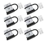 Connettore della batteria, 6 PCS 50A Connettore della batteria AWG 6 Connettori di alimentazione modulari a connessione rapida (grigio)