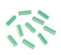 Connettore della morsettiera, connettore della morsettiera 10 pezzi/set 12 pin 2.54mm passo verde PCB universale vite morsettiera morsettiera PCB per cablaggio PCB ecc