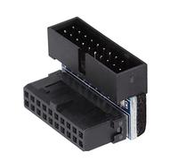 Connettore dello Sterzo della Scheda Madre Connettore dello Sterzo della Scheda Madre Portatile Scheda del Circuito Multistrato USB3.0 Ruota di 90° Adattatore Verticale a Gomito 19P/20P
