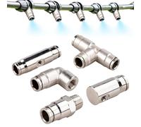 Connettore dell'ugello della foschia, accoppiamento dello spruzzatore della foschia, Connettori diritti t-shir