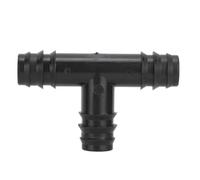 Connettore di accoppiamento del tubo di oscillazione Materiale PP durevole di alta qualità Raccordi per irrigazione per l'irrigazione del giardino 16 mm per passare dritto a 3 way (TEE da 16 mm 50pcs)
