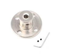 Connettore di accoppiamento flangia rigida for albero guida motore da 10 mm, argento, 3-8 mm(6MM)