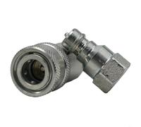 Connettore di accoppiamento NPT per ISO A a sgancio rapido progettato per varie attrezzature industriali e agricoltura, misure da 1/4 a 1 (NPT-1/4)