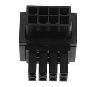 Connettore di Alimentazione CPU 8 Pin Tipo a 90 Gradi per Schede Principali | Plastica e Lega, Nero, Adattatore per Connettore Madre 8 Pin, Design Compatto e Sicuro