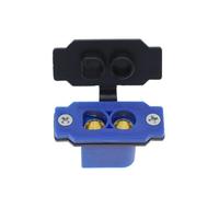 Connettore di alimentazione per montaggio a pannello EC8E EC8E-F per auto elettrica RC con cappuccio antipolvere compatibile con spina di corrente fissa modello di aereo(1pcs EC8E-F w cap)