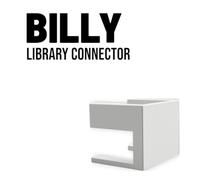 Connettore di allineamento per libreria IKEA BILLY