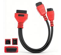 Connettore di bypass di sicurezza OBD a 12+8 pin, adattatore 12+8 per veicoli FCA SGW Chrysler, cavo di programmazione, compatibile con app JScan, adatto per scanner MK808, MK808S, MS908, MX808