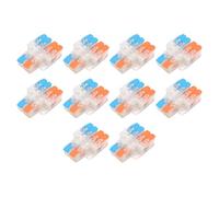 Connettore di cablaggio rapido 10 PCS 2 in 4 OUT OUT 0,5 a 6 mm² Condettore conduttore di conduttore 41A 450V PA Shell Conduttore di rame facile usare