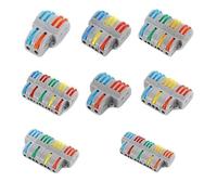 Connettore di cablaggio rapido multiplo da 1 ingresso, cavo di cablaggio splitter universale, morsetto a innesto combinato, blocco terminale domestico SPL 42/63(FD-510,10 PCS)