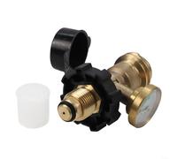 Connettore di conversione per serbatoi di propano con manometro e funzione di ricarica per transizione da POL a sistemi di tipo 1