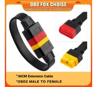 Connettore di estensione universale da 16 pin maschio a 16 pin femmina OBD 2 OBD II per cavo di estensione diagnostico automatico