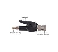 Connettore di Gonfiaggio Rapido da 100 Bar con Adattatore di Riempimento Rapido con Connettore Maschio e Femmina da 8 mm - AD26 B
