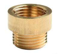 Connettore di prolunga in ottone con filettatura G1/2 per impianti di riscaldamento centralizzato, fornitura di acqua calda fredda e impianti solari termici (1 cm)