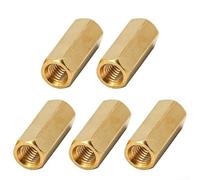 Connettore di prolunga per tubo del gas per stufa da campeggio, 5 pezzi, raccordo in ottone per allungare in modo sicuro le linee del carburante della stufa a propano o butano