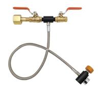 Connettore di ricarica CO2 facile da usare con indicatori e valvole di ricarica per serbatoi di CO2 da 24 pollici per cilindri standard CGA320