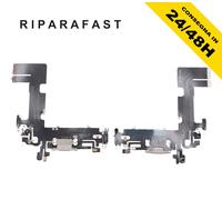 CONNETTORE DI RICARICA PER APPLE IPHONE 13 MICROFONO FLAT DOCK CHIP CARICA BIANC