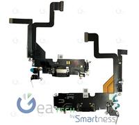 CONNETTORE DI RICARICA PER APPLE IPHONE 14 PRO A2890 DOCK ORIGINALE PULLED NERO