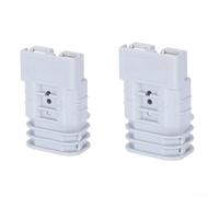 Connettore di ricarica rapida 50A per ATV per verricello 50A Quick (grigio) | Facile installazione a pressione, meccanismo di blocco sicuro, si adatta a cavi da 4-16 mm, ideale per progetti fai da te