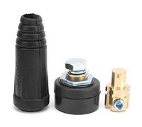 Connettore di saldatura a spina con accoppiamento rapido Ottone in gomma in gomma 35-50mm² Saldatura elettrica Schedurata per saldatura a gas a gas schermato