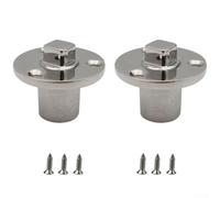 Connettore di sfiato per lo scarico della barca in acciaio inossidabile 316 con viti per yacht marini, transoms e pozzi di pesce, progettato per una facile sostituzione e un'installazione sicura (2