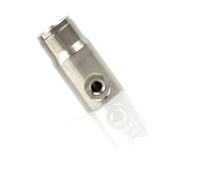 Connettore di slittamento in ottone da 3/8 ", connettore rapido con blocco a pressione ad alta pressione Mistroso ugello giunto dritto con sedile per il sistema di raffreddam Single hole plug 5 pezzi
