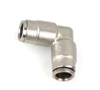 Connettore di slittamento in ottone da 3/8 ", connettore rapido con blocco a pressione ad alta pressione Mistroso ugello giunto dritto con sedile per il sistema di raffreddamento Elbow 10 pezzi
