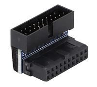 Connettore di sterzo della scheda madre, adattatore a pin verticale Scheda a circuito multistrato Ruota a gomito di 90° Trasmissione USB 3.0 Portatile leggero per computer
