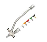 Connettore doppio della rondella di pressione - connessione rapida da 1/4 pollici, strumento di pulizia portatile | Adattatore di cannoni in schiuma pesante con cinque punte degli ugelli, punta di